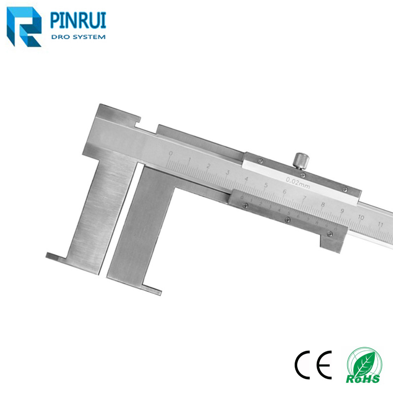 internal bore caliper for inside groove gauge with flat point