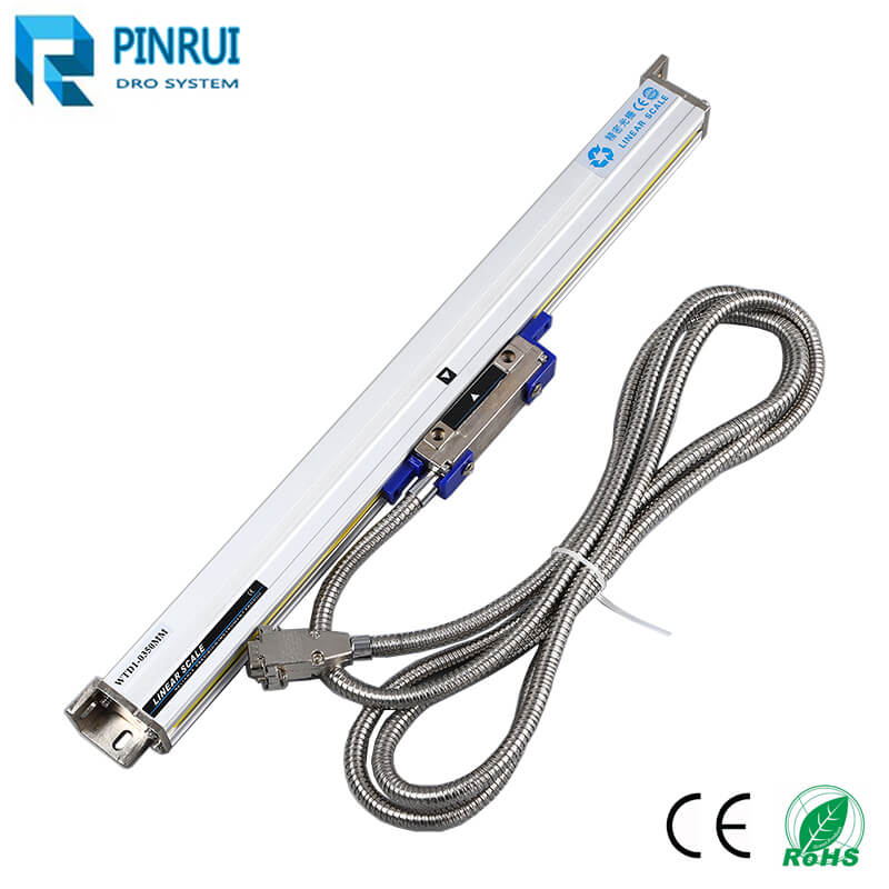Digital Readout Linear Scale Linear Optional Travel Length 50-500mm for Milling# 