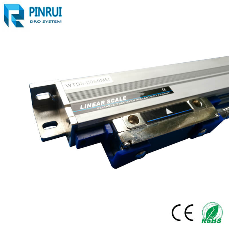 900MM Linear Scale For Milling Lathe Machine Accuracy Precision 5 Bearing System 