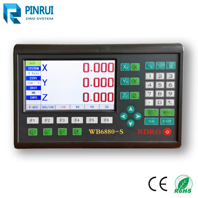 thumbnail image 2 of 8" LCD Digital Readout DRO Display Kit With Linear Glass Scales – 2/3 Axis ToAuto (DHL Shipping) 2 of 5