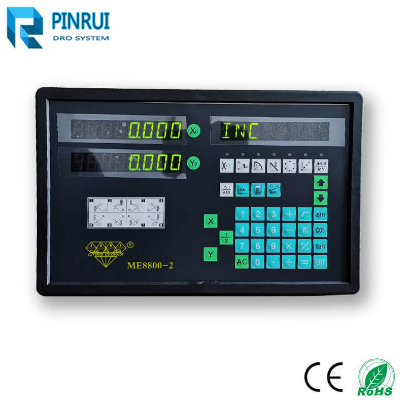 2 axis digital readout(DRO) with linear scale for lathe machine tools