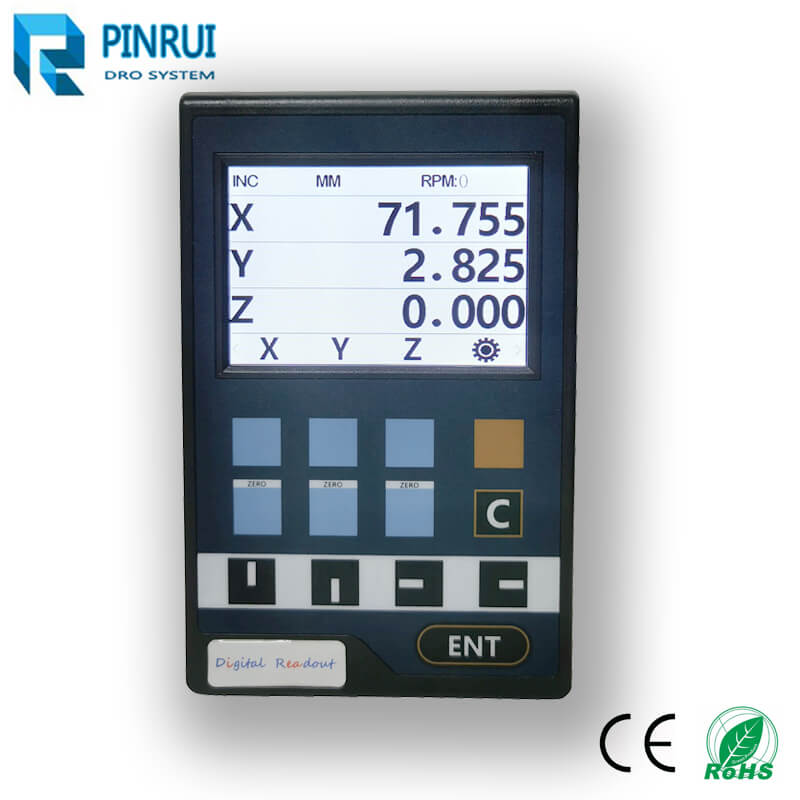 3.5 LCD digital readout dro for mini lath milling machine