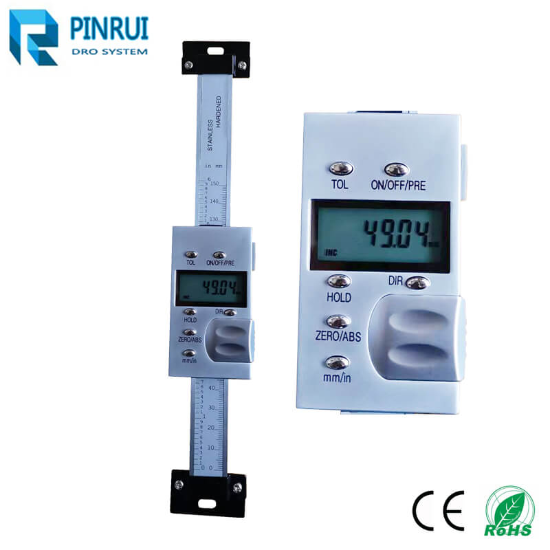 metal case vertical digital linear scale units